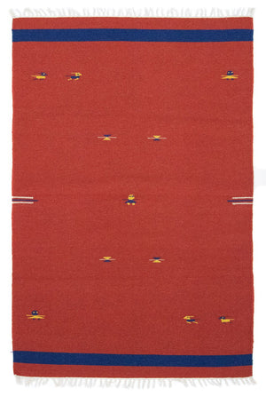 Kelim-tæppe - Trendy - 180 x 120 cm - rød