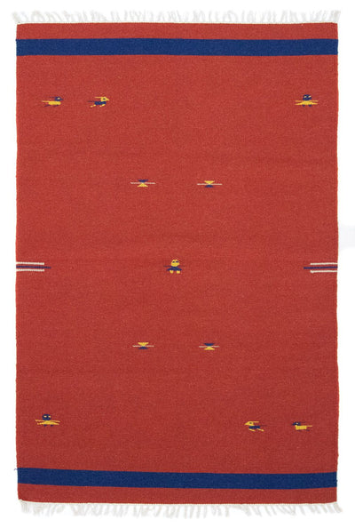 Moderne kilim Tæppe 120x180cm - Uldtæppe