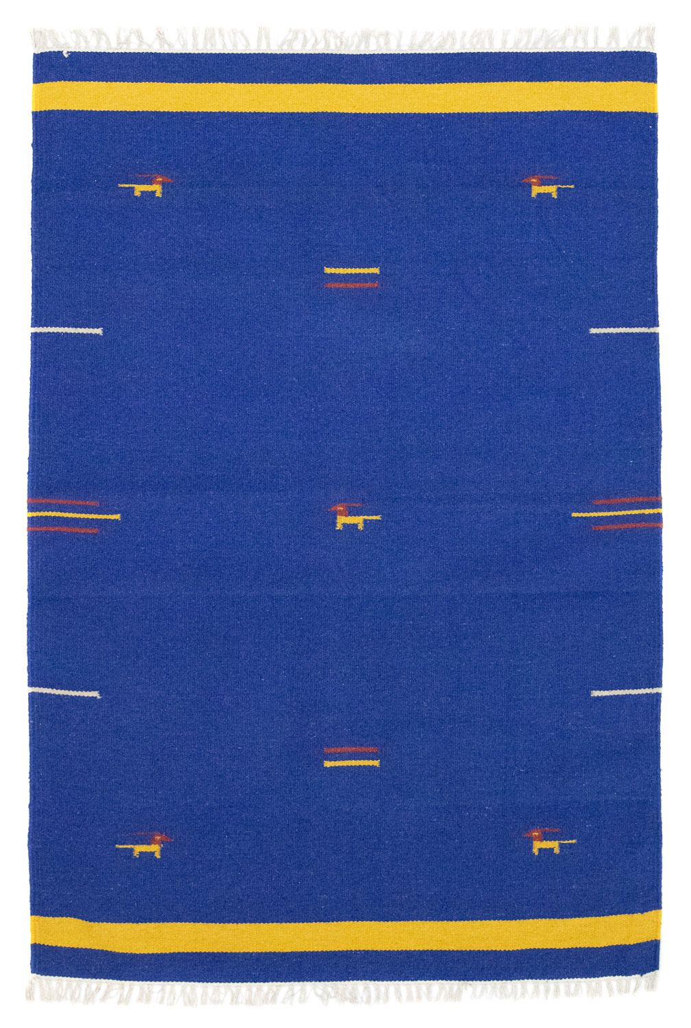 Kelim-tæppe - Trendy - 180 x 120 cm - blå