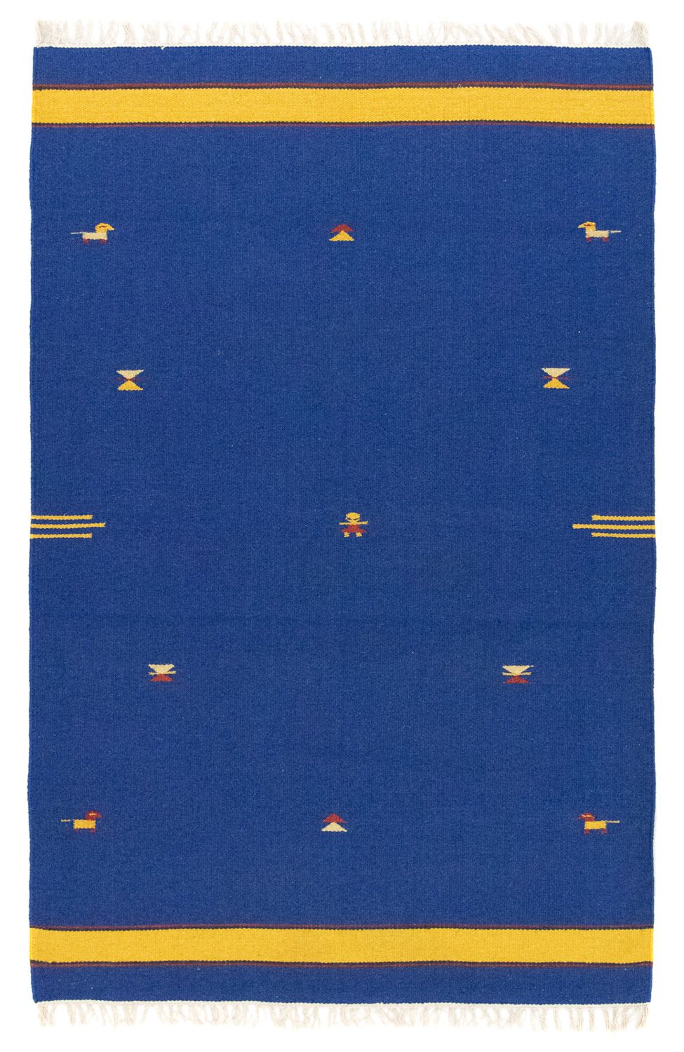 Kelim-tæppe - Trendy - 180 x 120 cm - blå