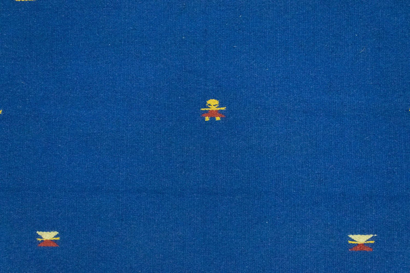 Kelim-tæppe - Trendy - 180 x 120 cm - blå