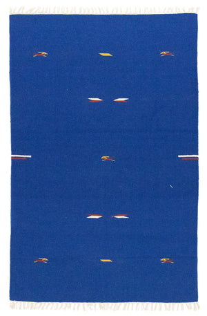 Kelim-tæppe - Trendy - 180 x 120 cm - blå