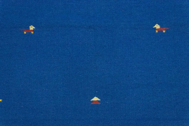 Kelim-tæppe - Trendy - 180 x 120 cm - blå