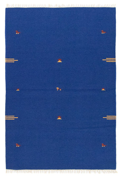 Moderne kilim Tæppe 120x180cm - Uldtæppe