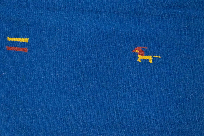 Kelim-tæppe - Trendy - 180 x 120 cm - blå