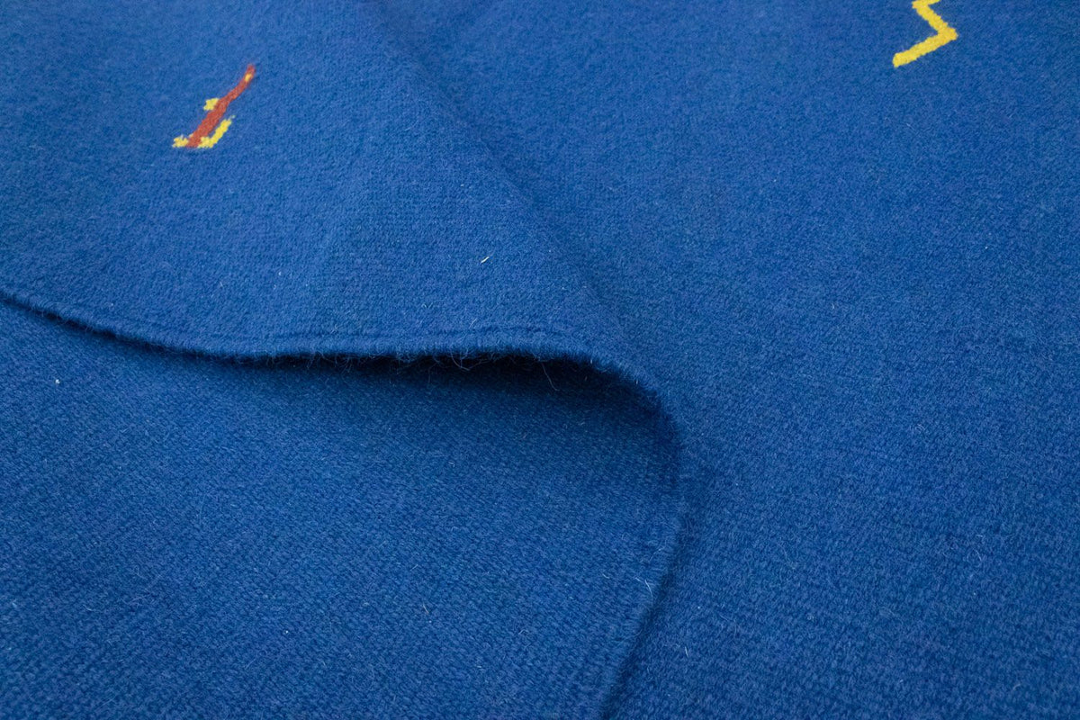 Kelim-tæppe - Trendy - 180 x 120 cm - blå