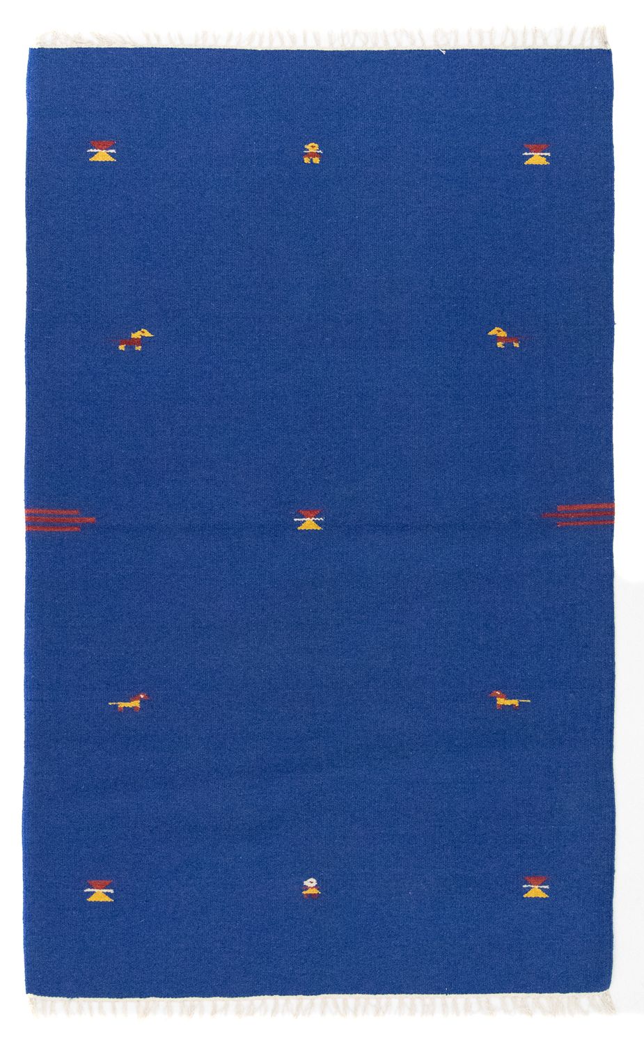 Kelim-tæppe - Trendy - 180 x 120 cm - blå