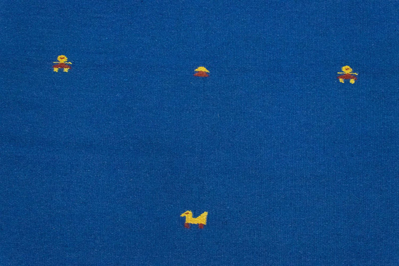 Kelim-tæppe - Trendy - 180 x 120 cm - blå
