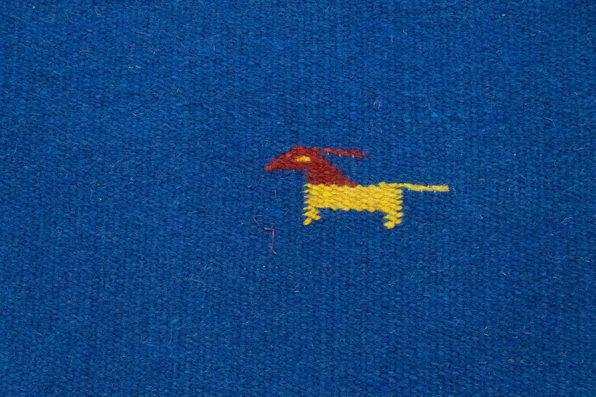 Kelim-tæppe - Trendy - 180 x 120 cm - blå