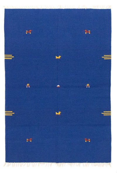 Moderne kilim Tæppe 120x180cm - Uldtæppe