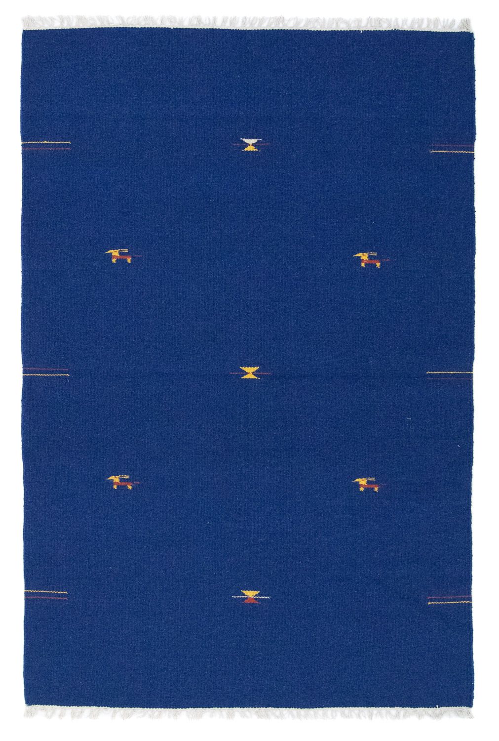 Kelim-tæppe - Trendy - 180 x 120 cm - blå