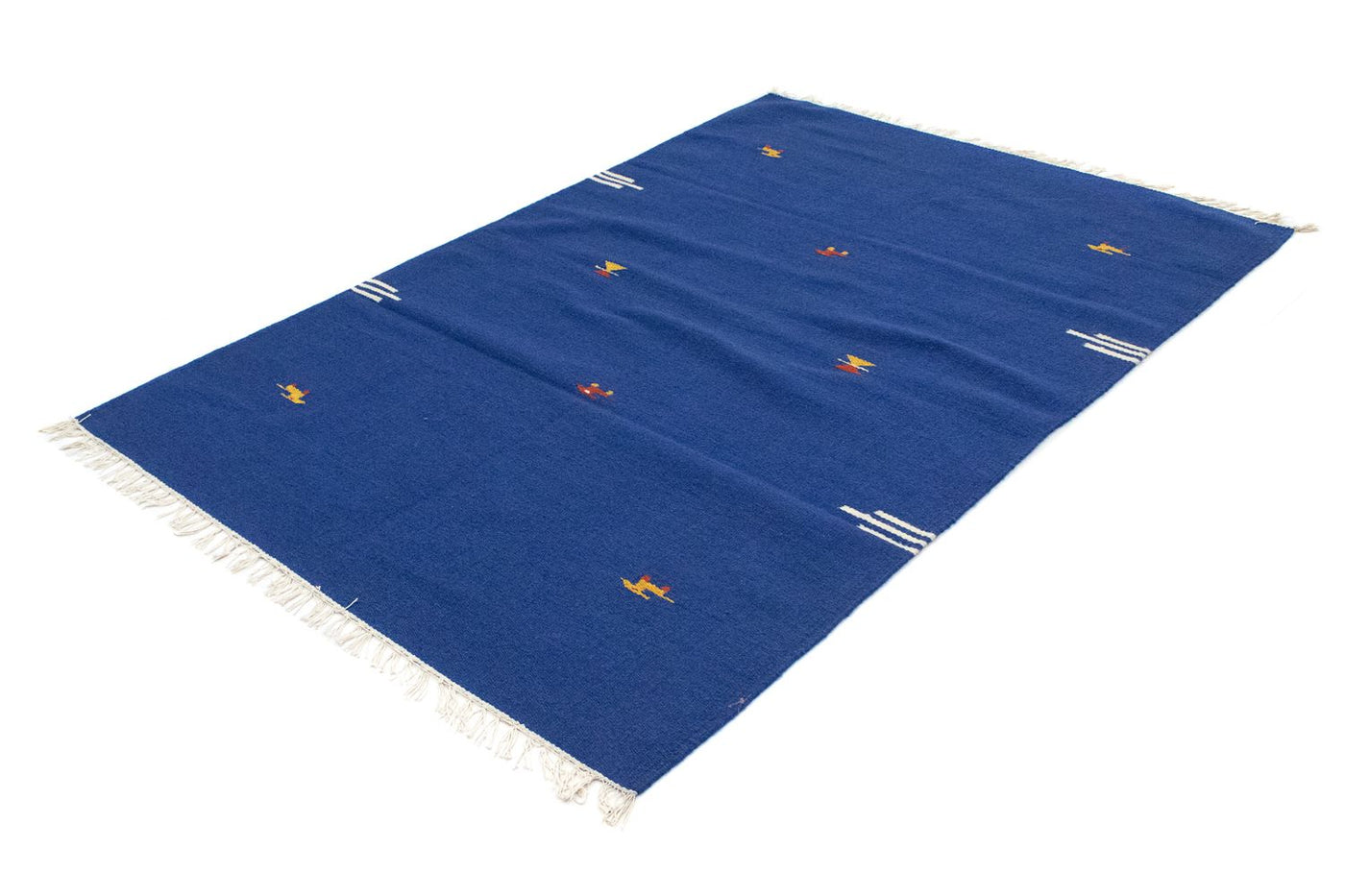 Moderne kilim Tæppe 180x120cm - Uldtæppe