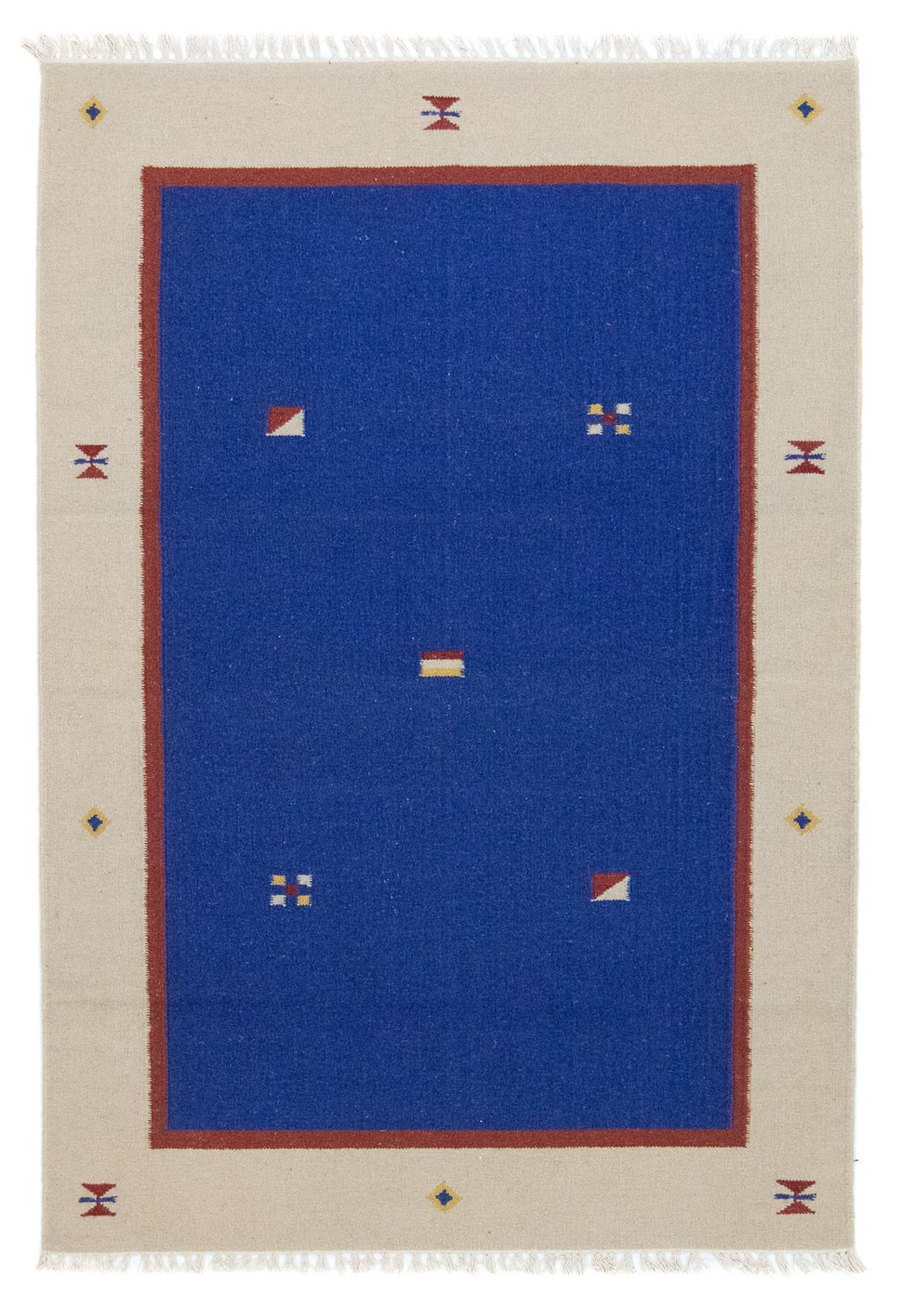 Kelim-tæppe - Trendy - 180 x 120 cm - blå