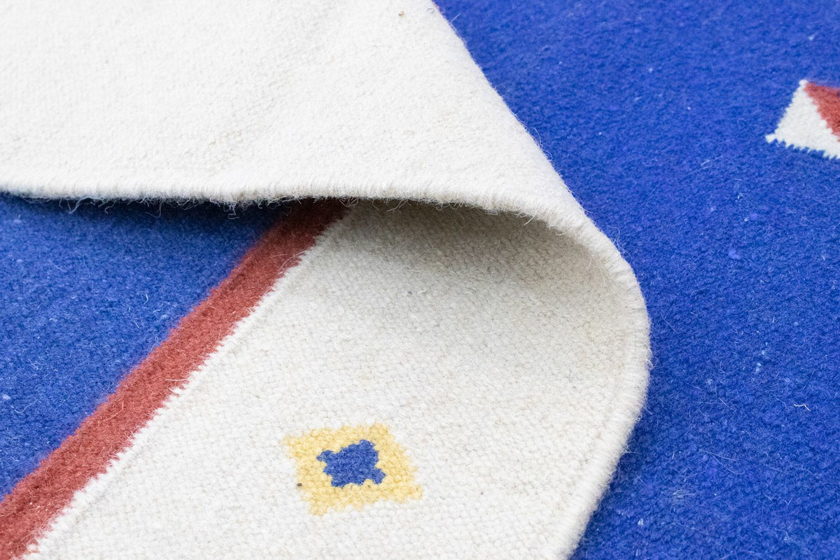 Kelim-tæppe - Trendy - 180 x 120 cm - blå