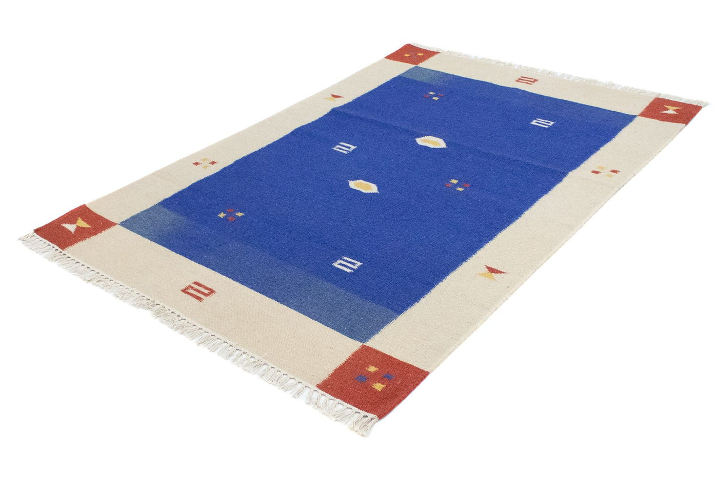 Moderne kilim Tæppe 180x120cm - Uldtæppe