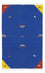 Kelim-tæppe - Trendy - 180 x 120 cm - blå