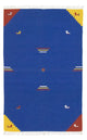 Moderne kilim Tæppe 180x120cm - Uldtæppe