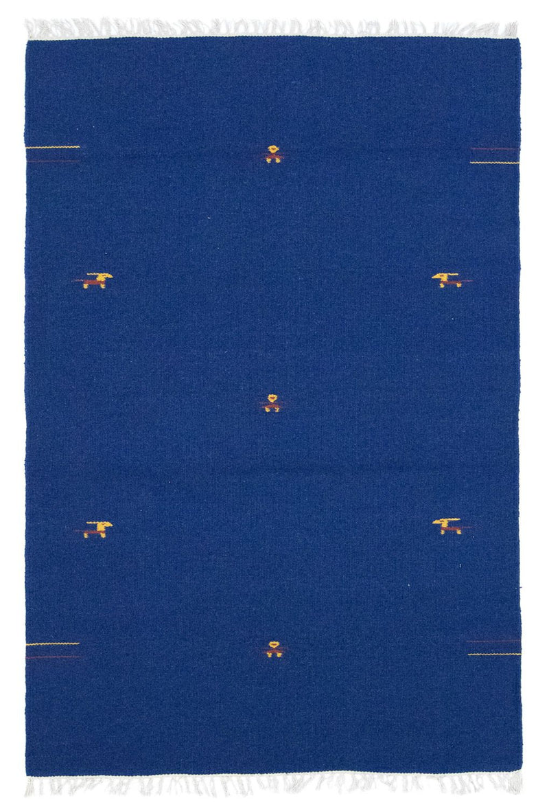 Kelim-tæppe - Trendy - 180 x 120 cm - blå