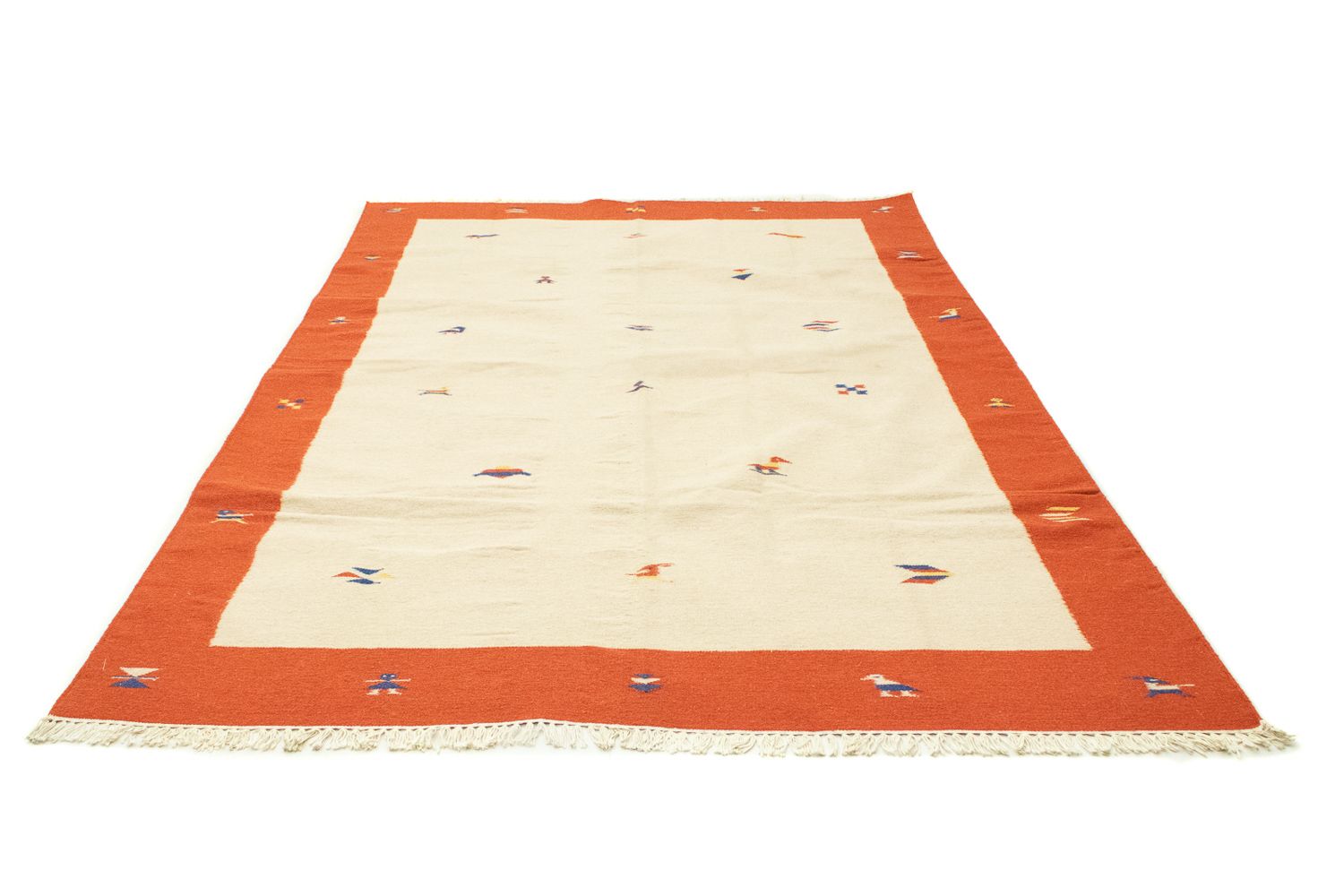 Kelim-tæppe - Trendy - 300 x 200 cm - beige