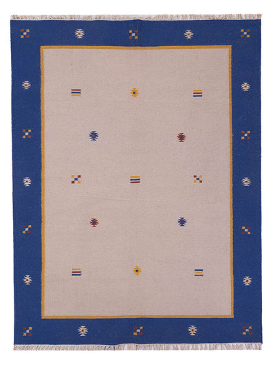 Moderne kilim Tæppe - Uldtæppe