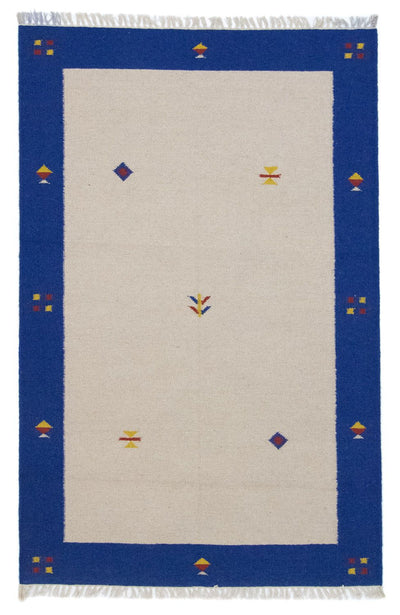Moderne kilim Tæppe 120x180cm - Uldtæppe