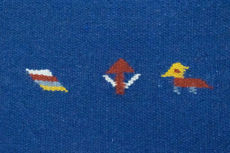 Kelim-tæppe - Trendy - 180 x 120 cm - blå