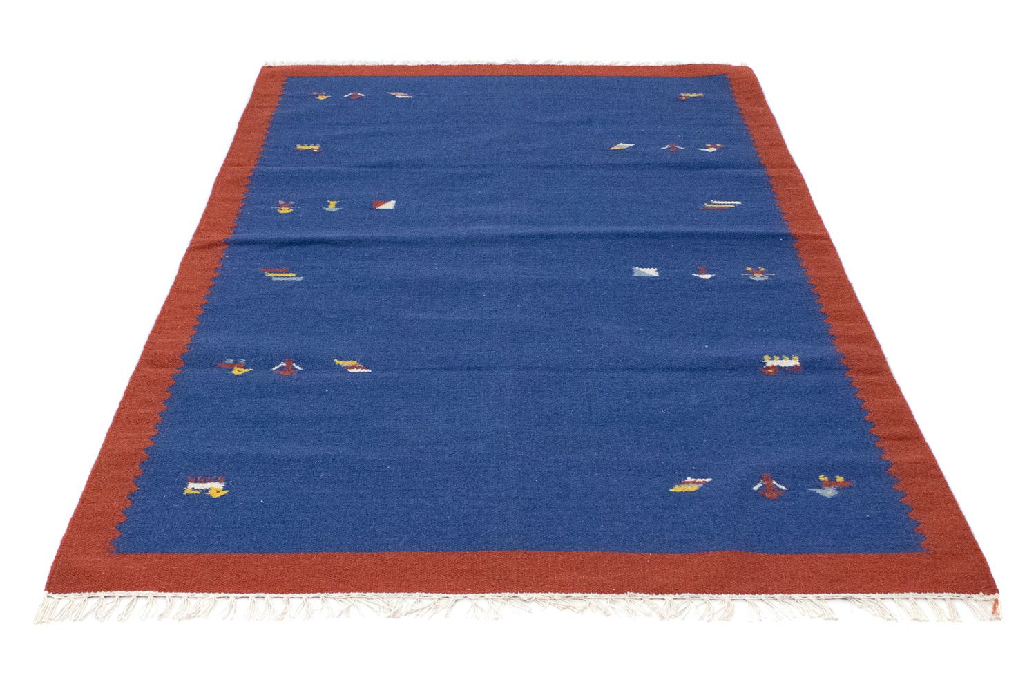 Kelim-tæppe - Trendy - 180 x 120 cm - blå