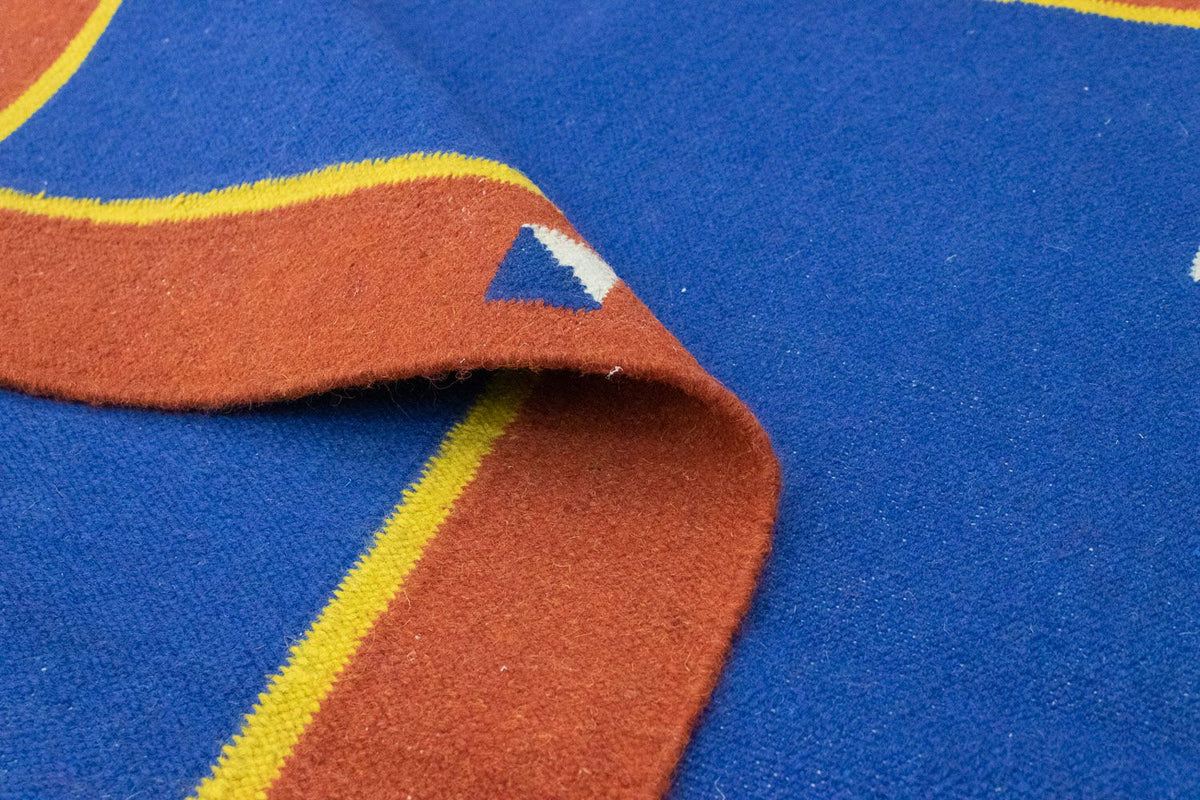 Kelim-tæppe - Trendy - 180 x 120 cm - blå