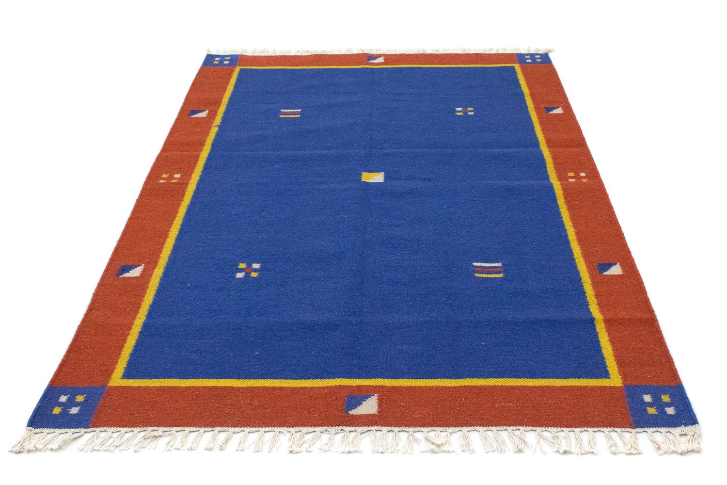 Kelim-tæppe - Trendy - 180 x 120 cm - blå