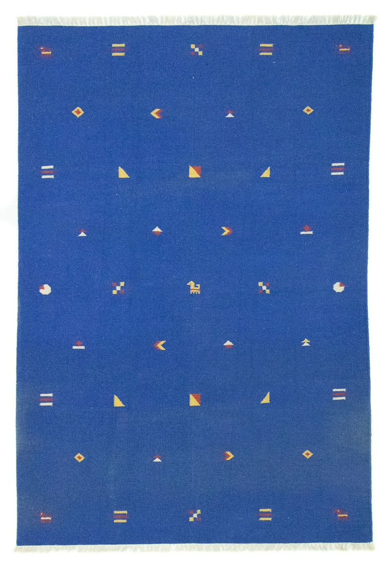 Kelim-tæppe - Trendy - 300 x 200 cm - blå