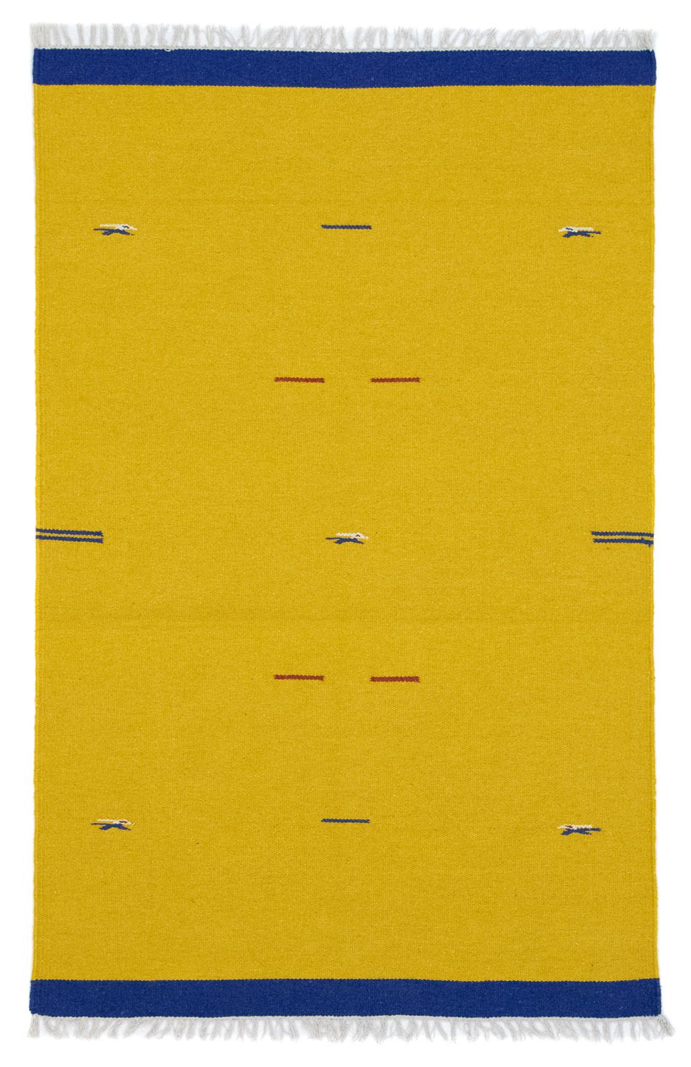 Kelim-tæppe - Trendy - 180 x 120 cm - gul
