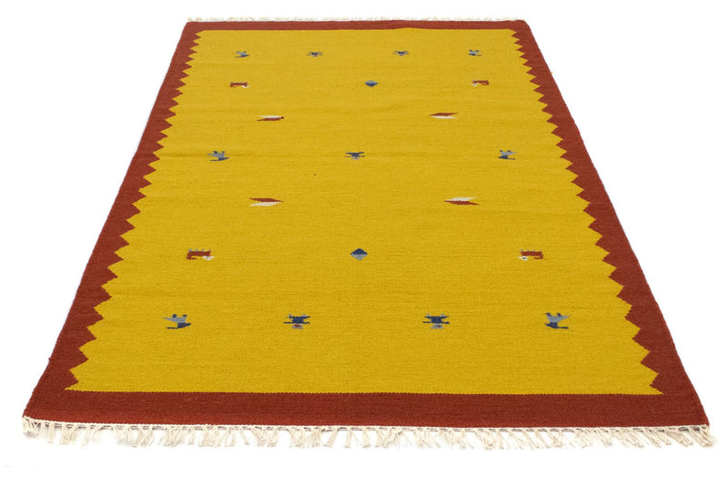 Kelim-tæppe - Trendy - 180 x 120 cm - gul