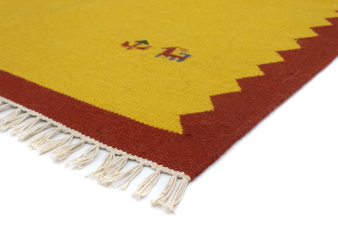 Moderne kilim Tæppe 180x120cm - Uldtæppe