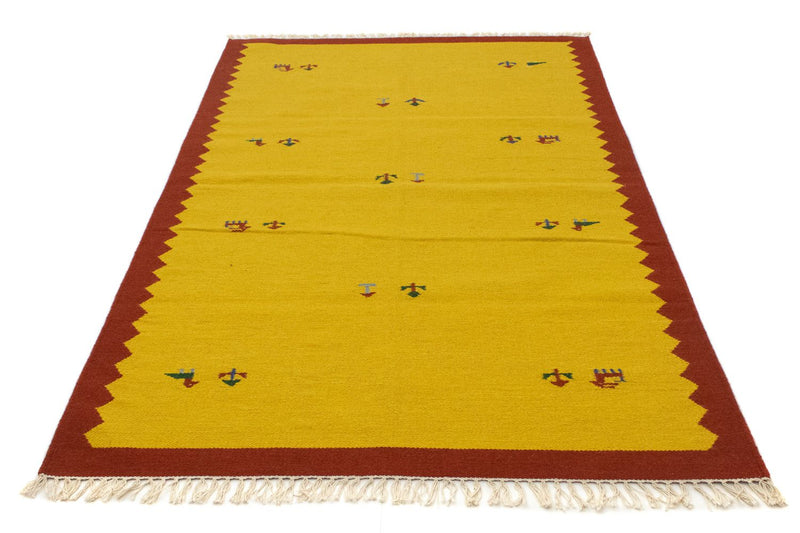 Kelim-tæppe - Trendy - 180 x 120 cm - gul