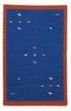 Moderne kilim Tæppe 180x120cm - Uldtæppe