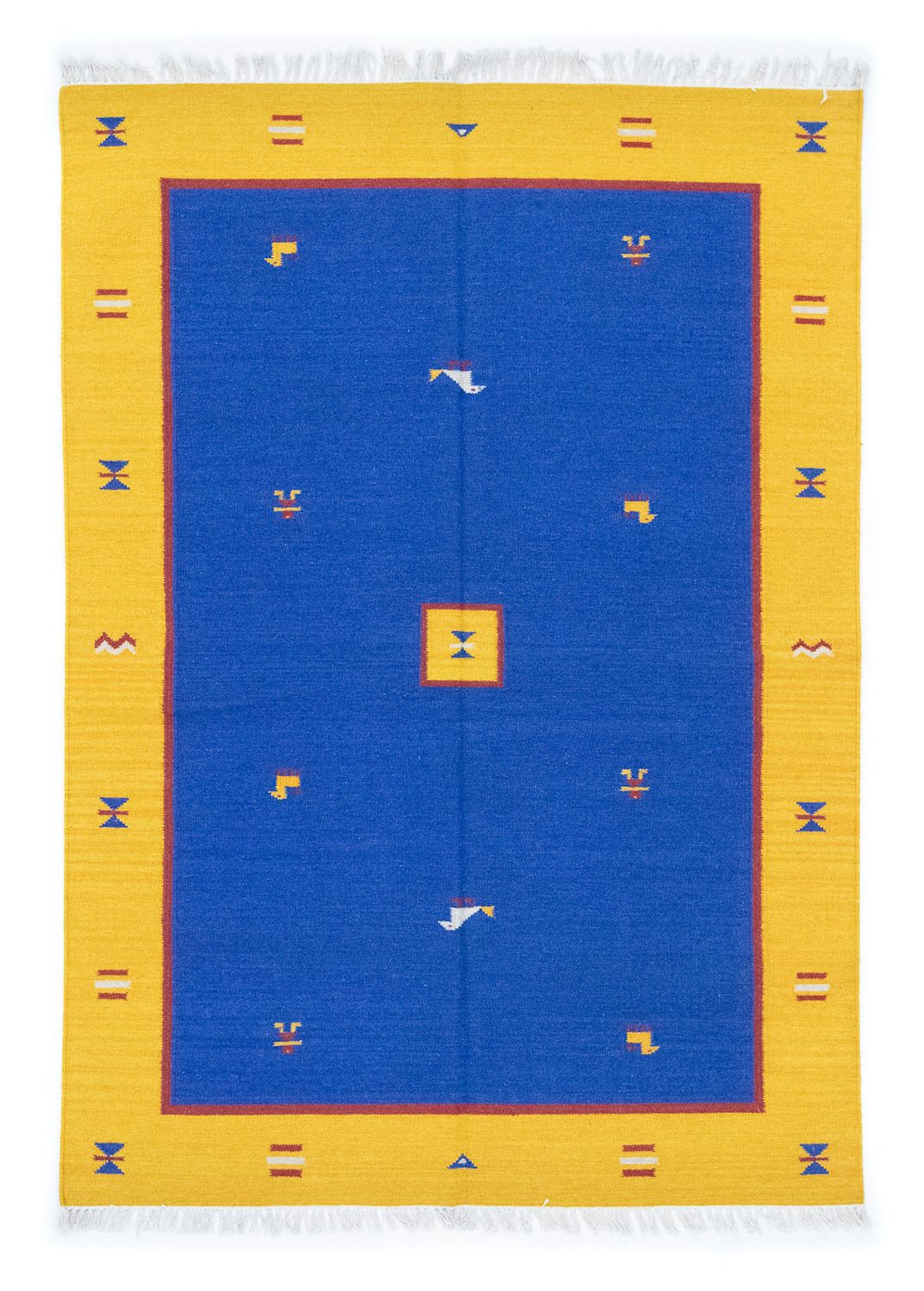 Kelim-tæppe - Trendy - 200 x 140 cm - blå