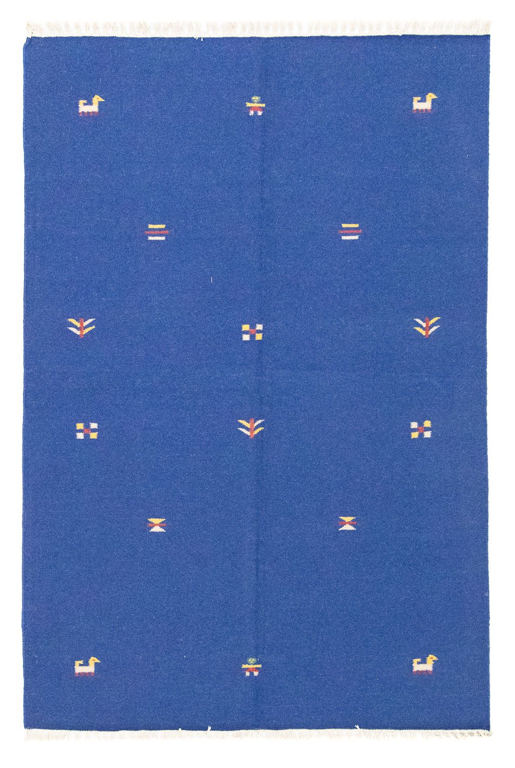 Kelim-tæppe - Trendy - 200 x 140 cm - blå
