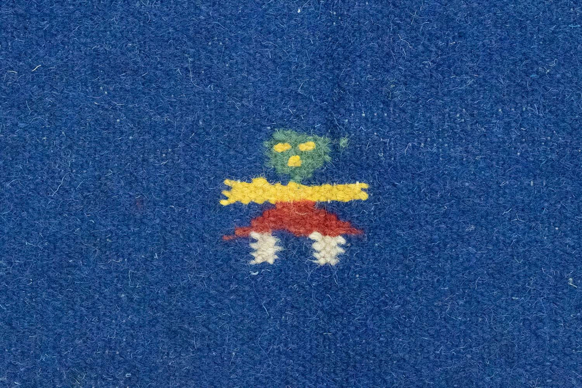 Kelim-tæppe - Trendy - 200 x 140 cm - blå