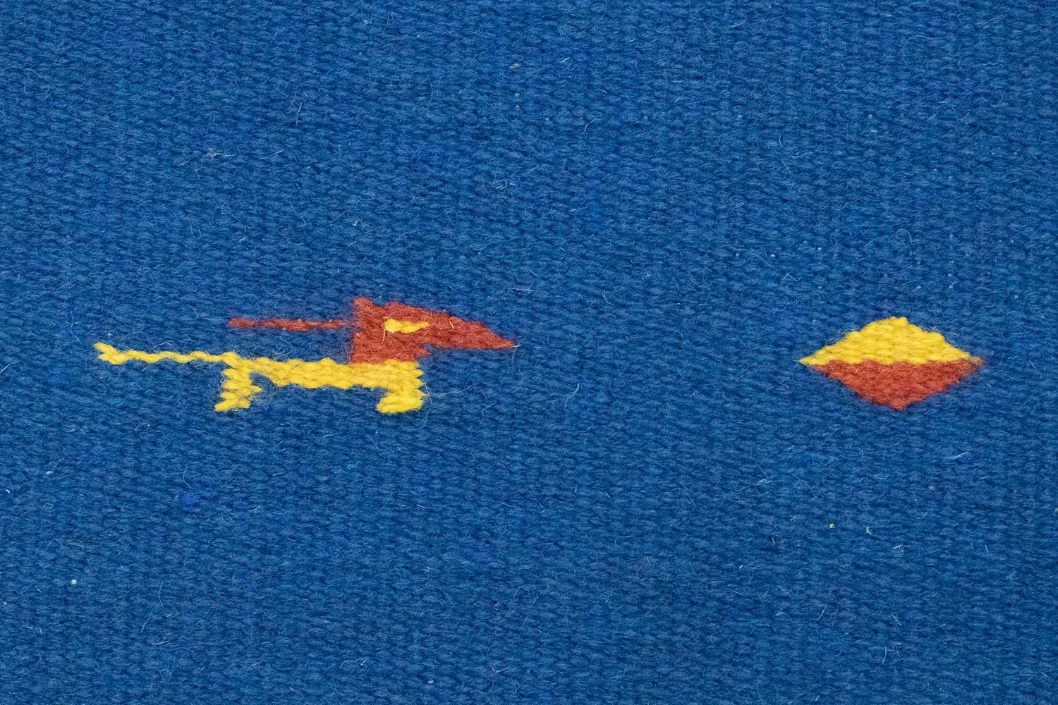 Kelim-tæppe - Trendy - 200 x 140 cm - blå