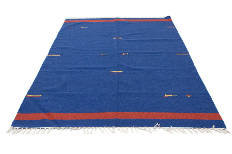 Kelim-tæppe - Trendy - 200 x 140 cm - blå