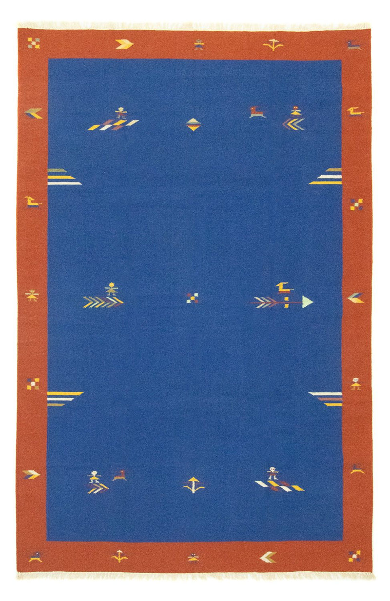 Kelim-tæppe - Trendy - 300 x 200 cm - blå