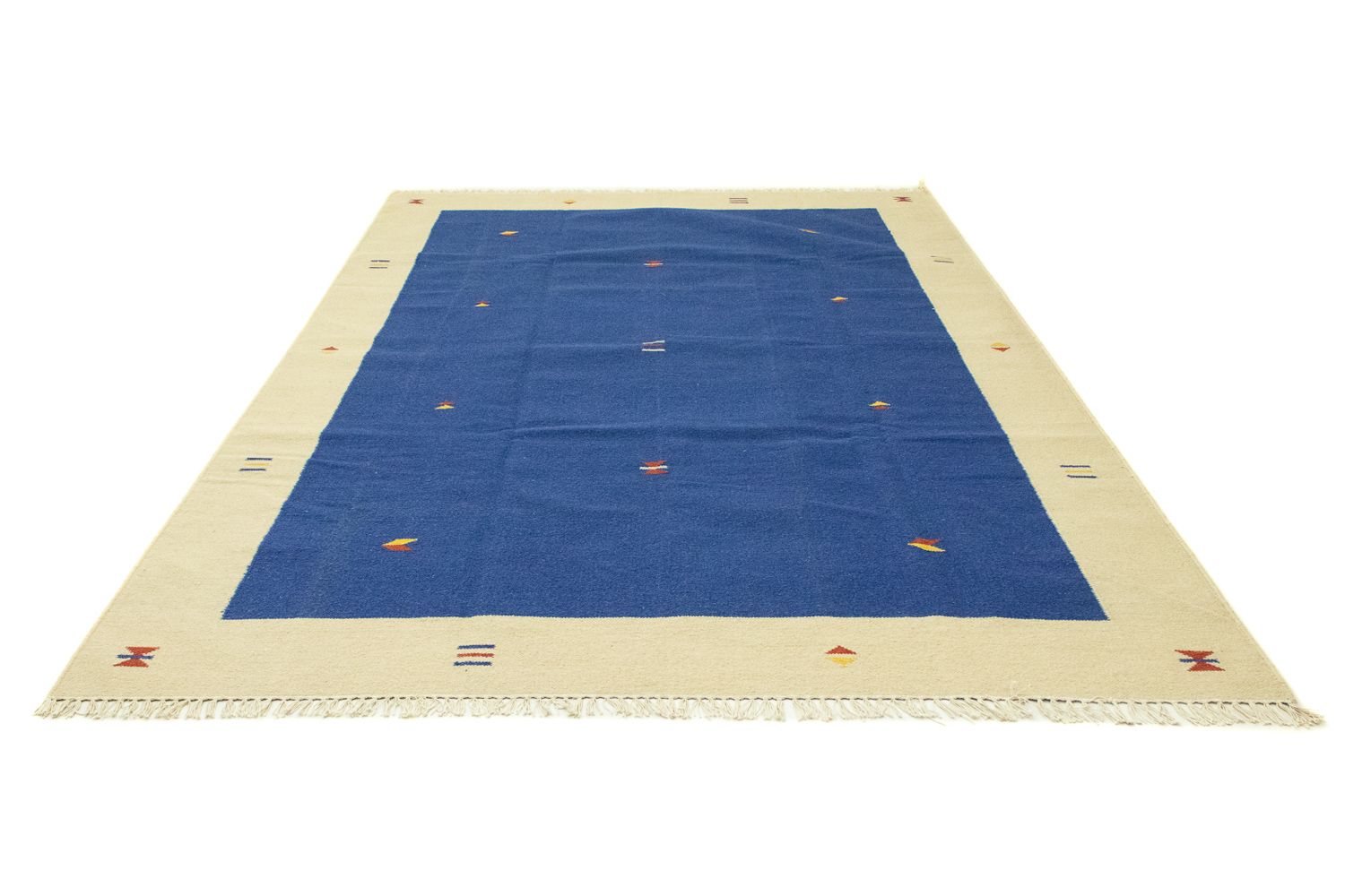 Kelim-tæppe - Trendy - 300 x 200 cm - blå