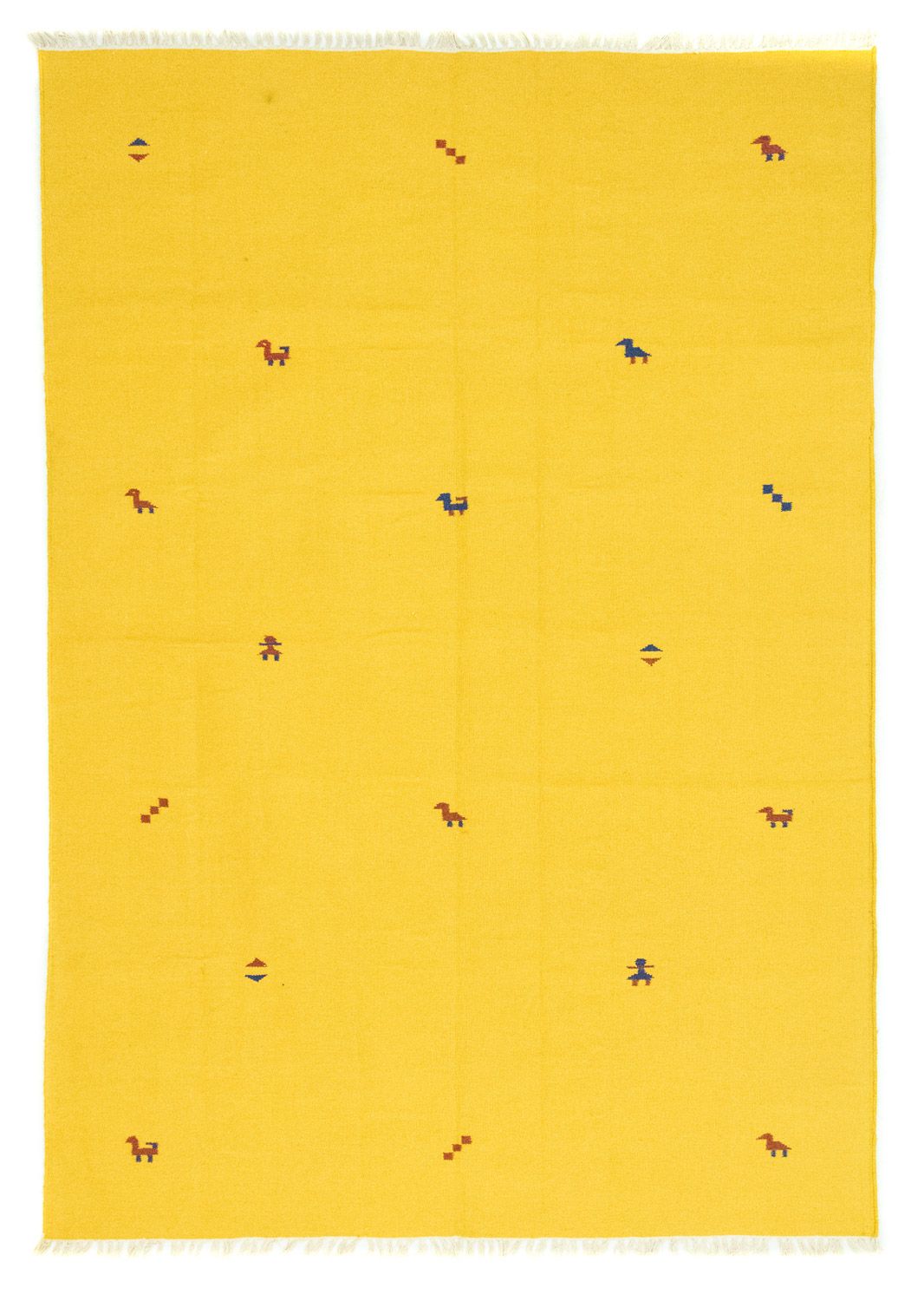 Kelim-tæppe - Trendy - 300 x 200 cm - gul