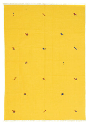 Kelim-tæppe - Trendy - 300 x 200 cm - gul