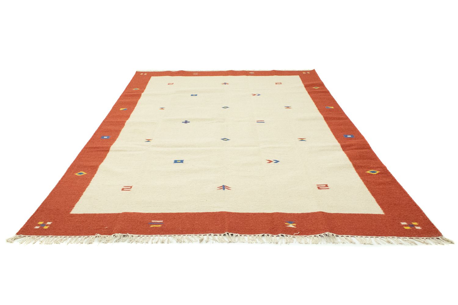 Kelim-tæppe - Trendy - 300 x 200 cm - beige