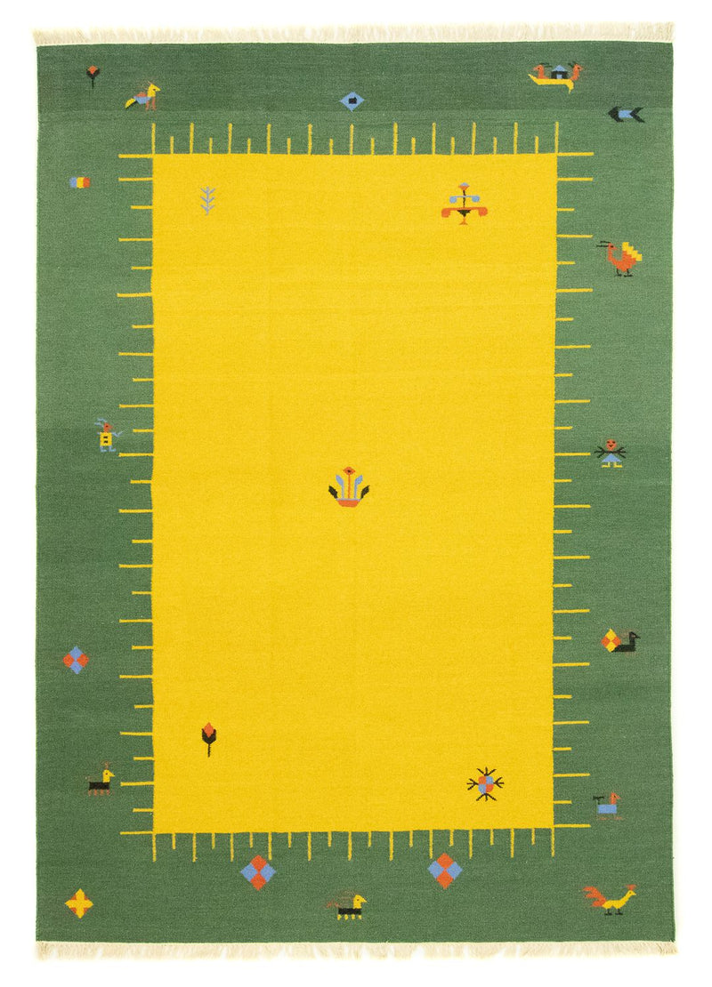 Kelim-tæppe - Trendy - 300 x 200 cm - gul