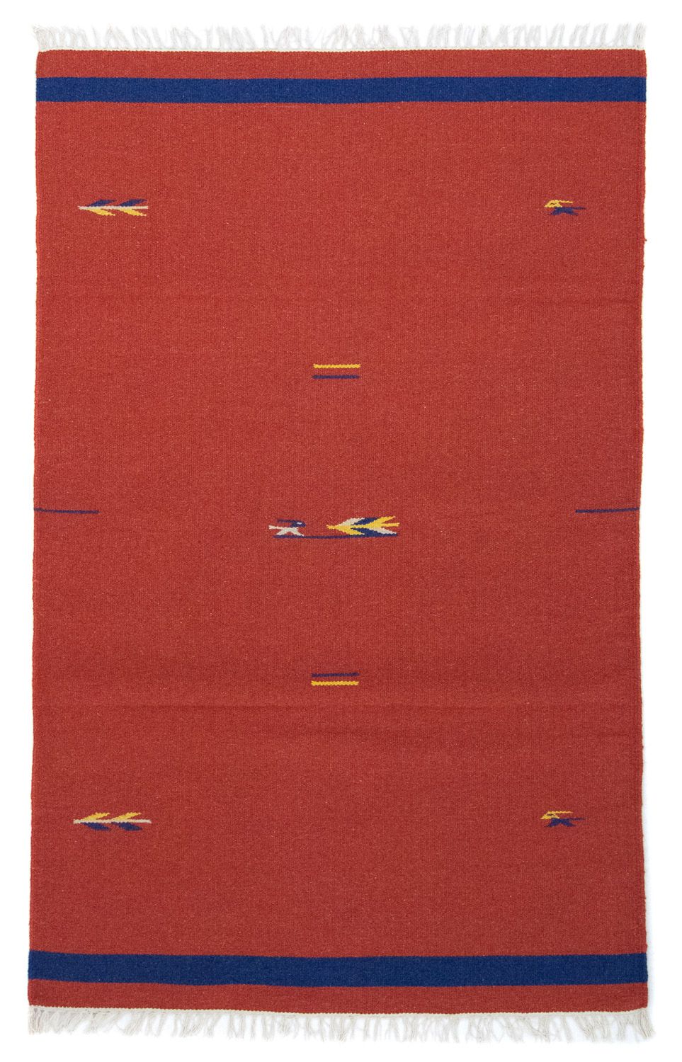 Kelim-tæppe - Trendy - 180 x 120 cm - rød