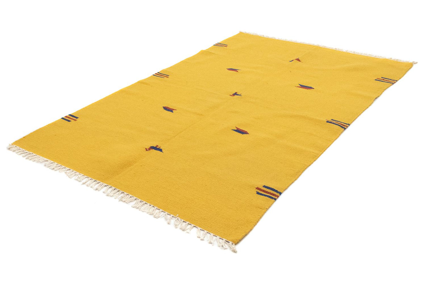Moderne kilim Tæppe 200x140cm - Uldtæppe