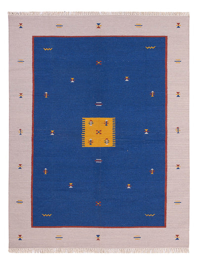 Moderne kilim Tæppe - Uldtæppe