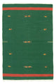 Moderne kilim Tæppe 180x120cm - Uldtæppe
